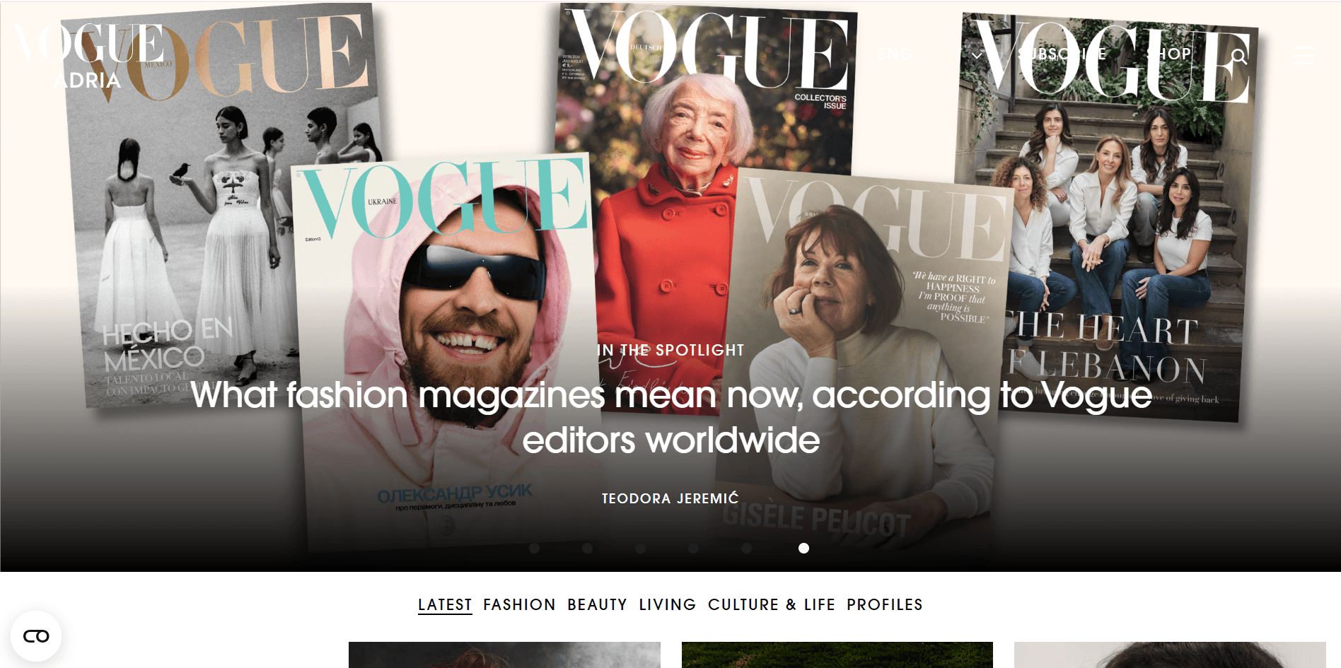 249% više organskih sesija za Vogue Adriju diljem Adriatic regije 2