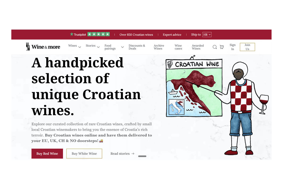 Wine&more: prvo mjesto za „Croatian Wine" kroz topical authority